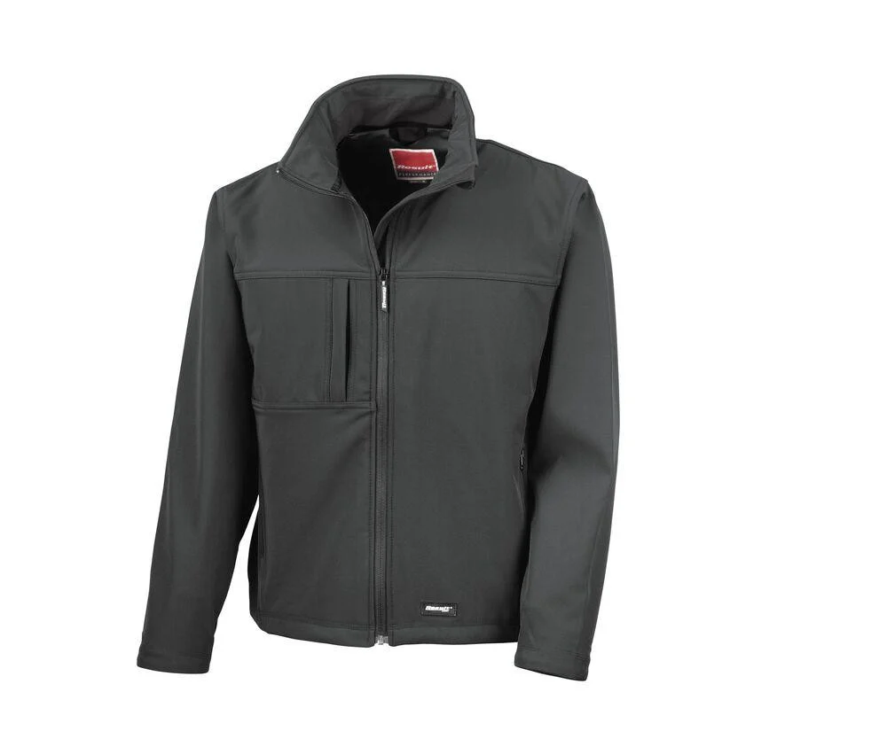 Result RS121 Softshell Jas Heren – Black