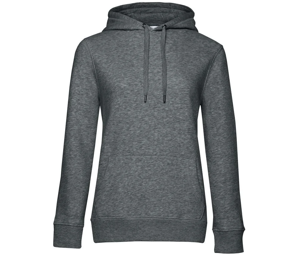 B&C BCW02Q Hoodie Queen – Heather Mid Grey