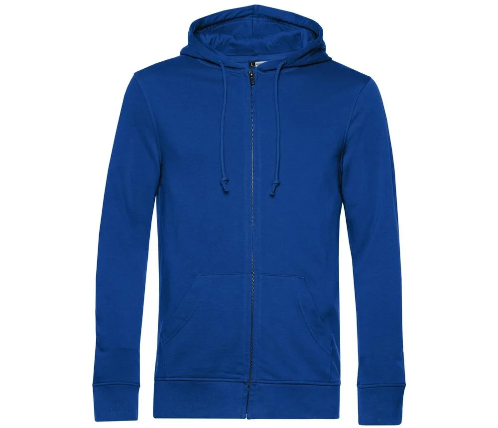 B&C BCU35B Biologische Ritshoodie – Royal blue