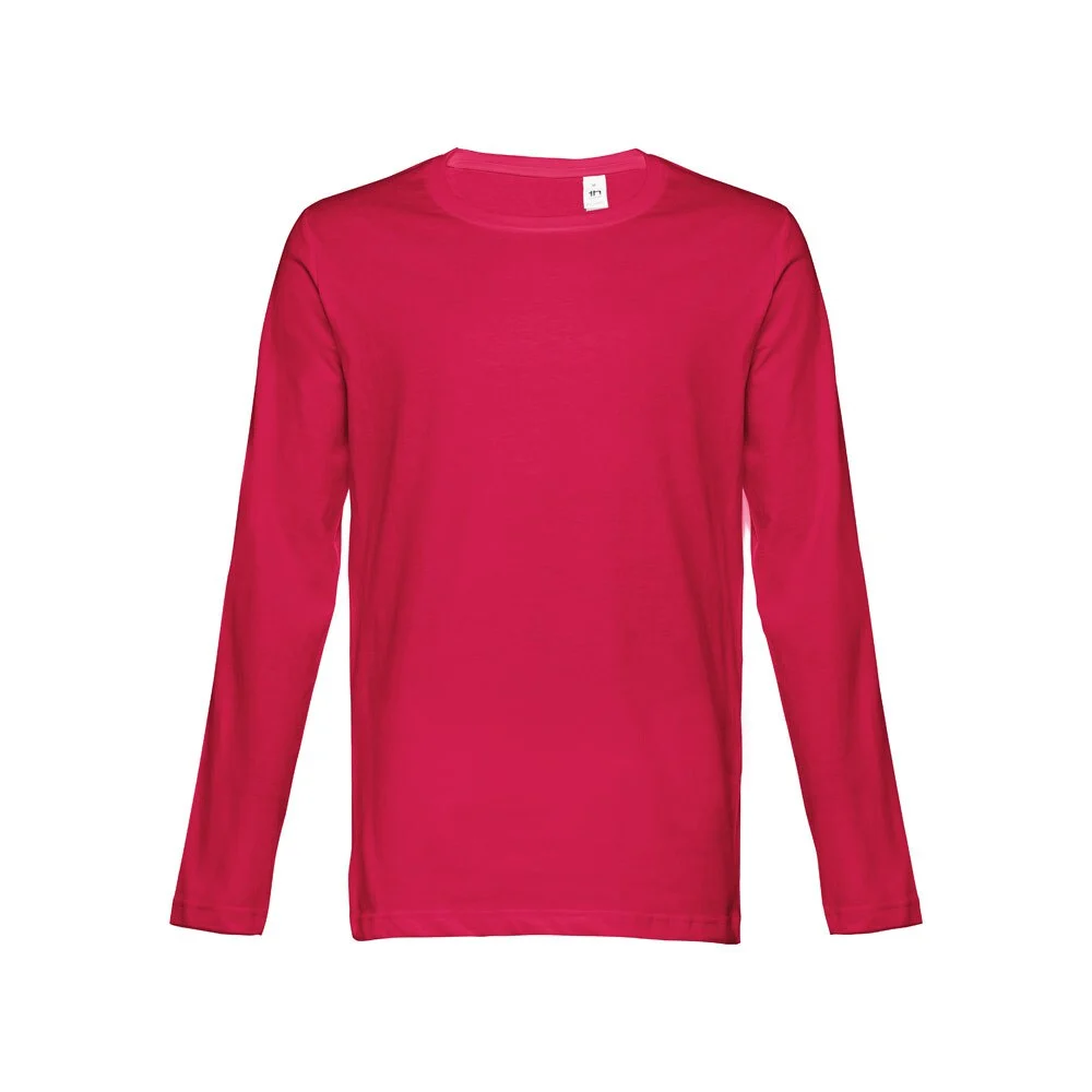 TH Clothes 30124 T-shirt Lange Mouwen Heren – Rood