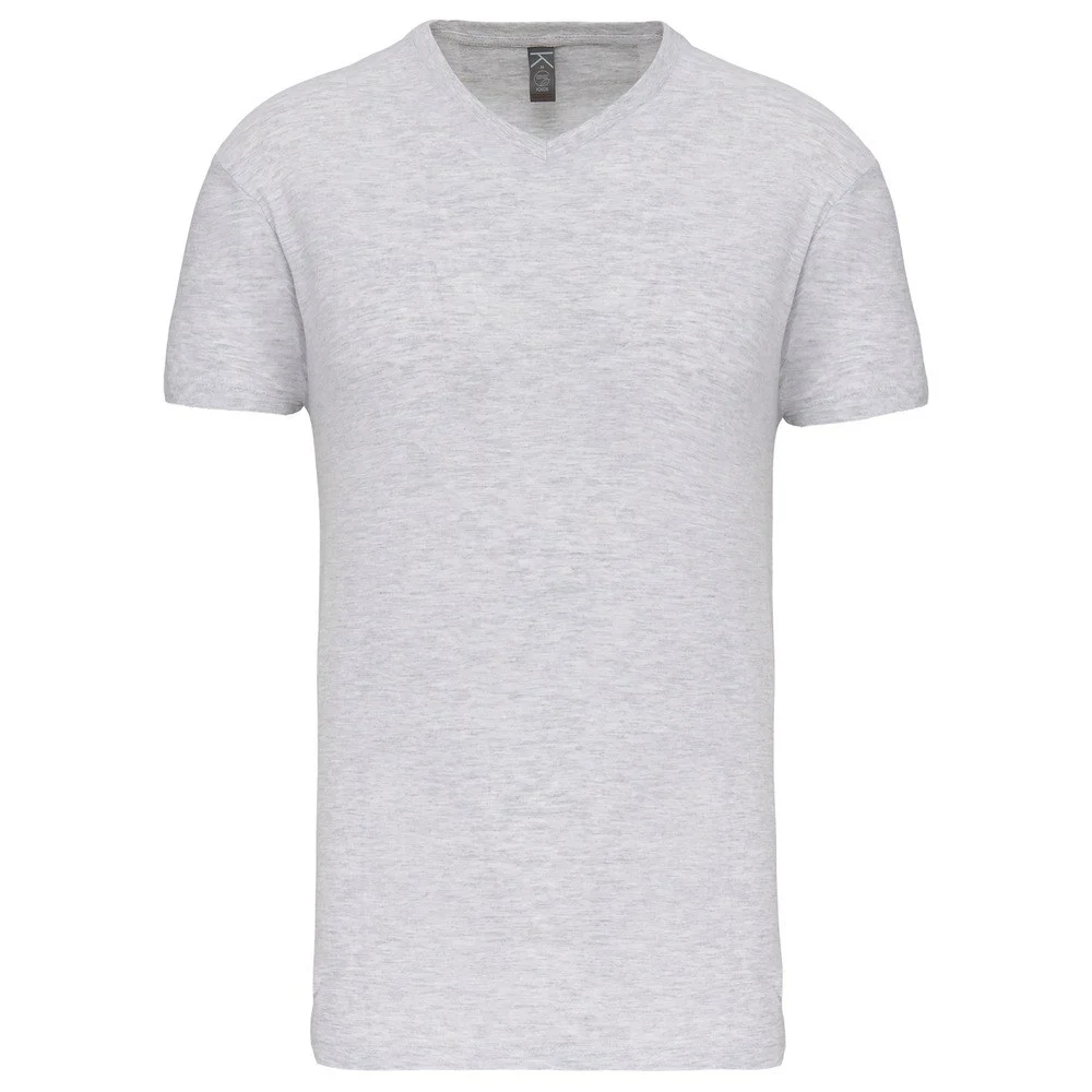 Kariban K3028IC Biologisch T-shirt V-hals Heren – As Heide