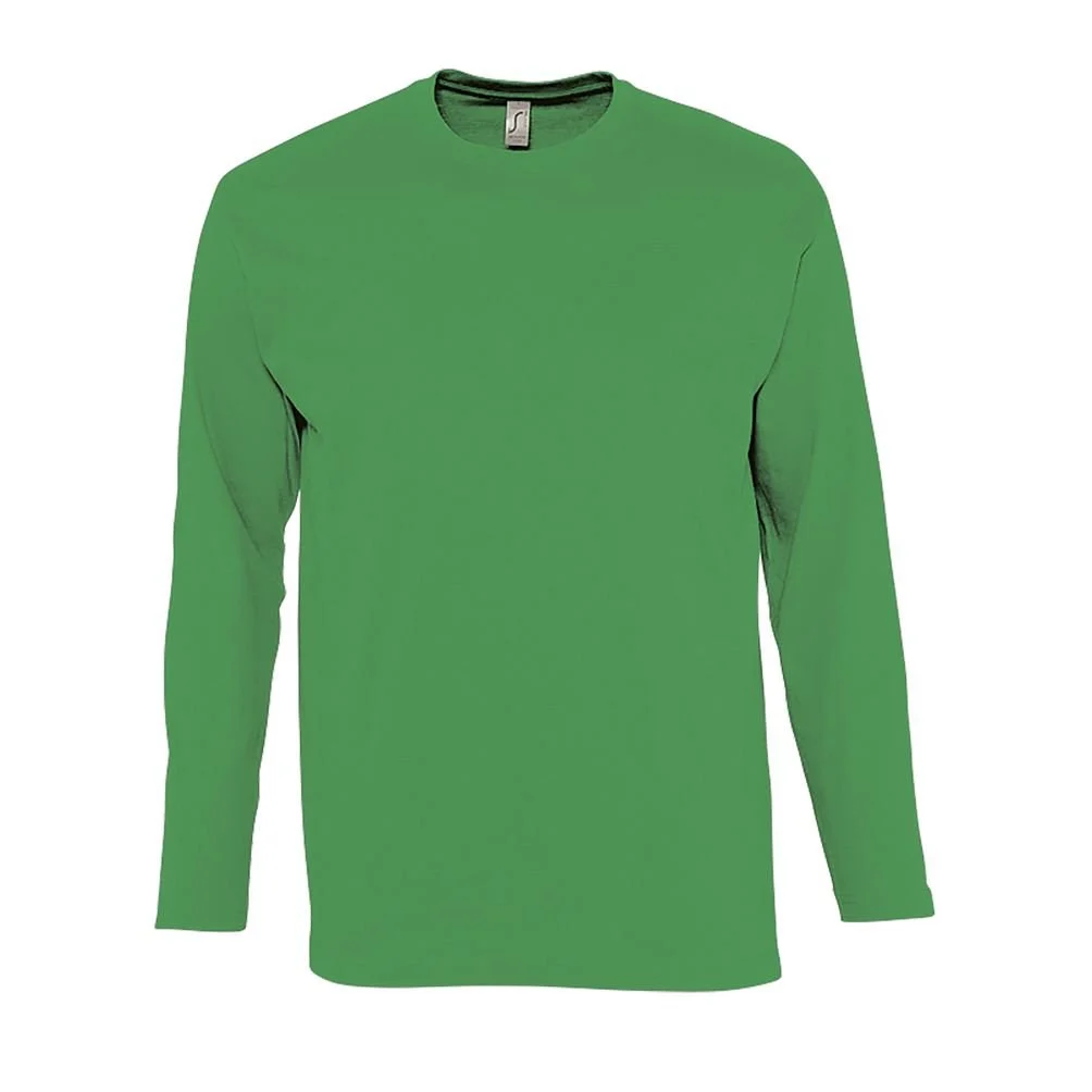 SOL'S 11420 Monarch T-shirt Lange Mouwen Heren – Kelly groen