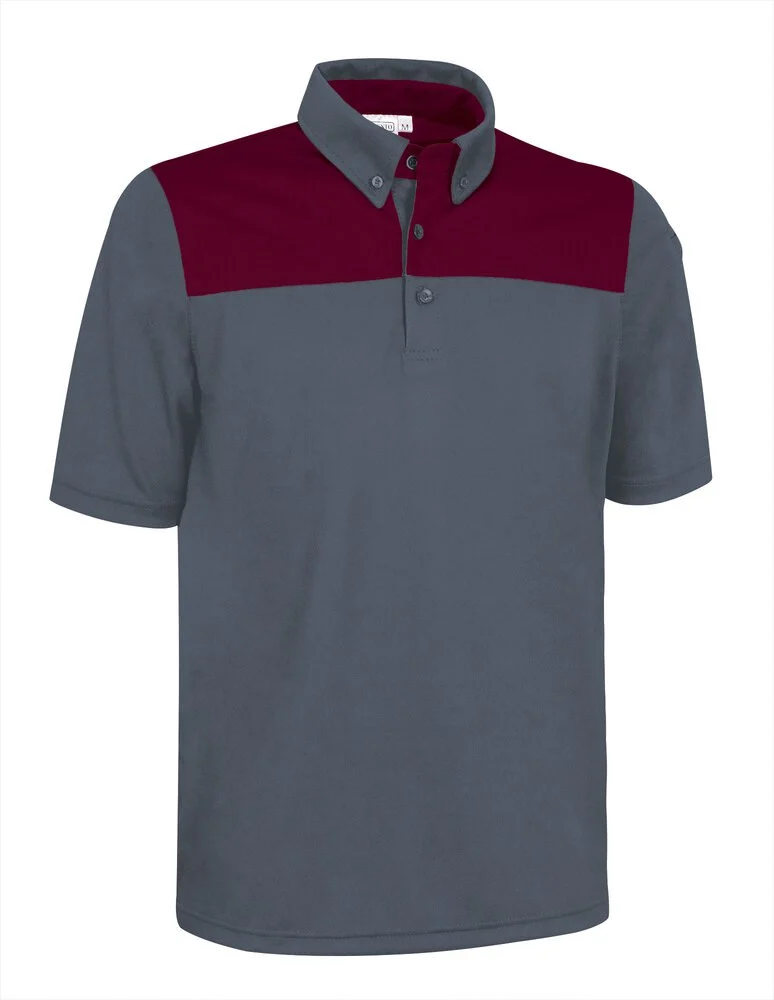 Valento POVAHUC Hurricane Polo – cement grey-mahogany garnet