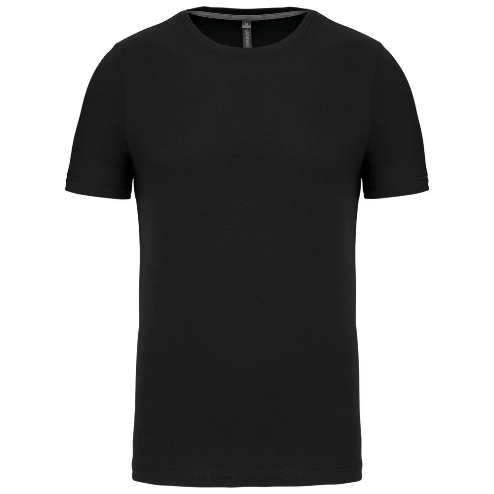 Kariban K356 T-shirt Heren – Zwart/Zwart