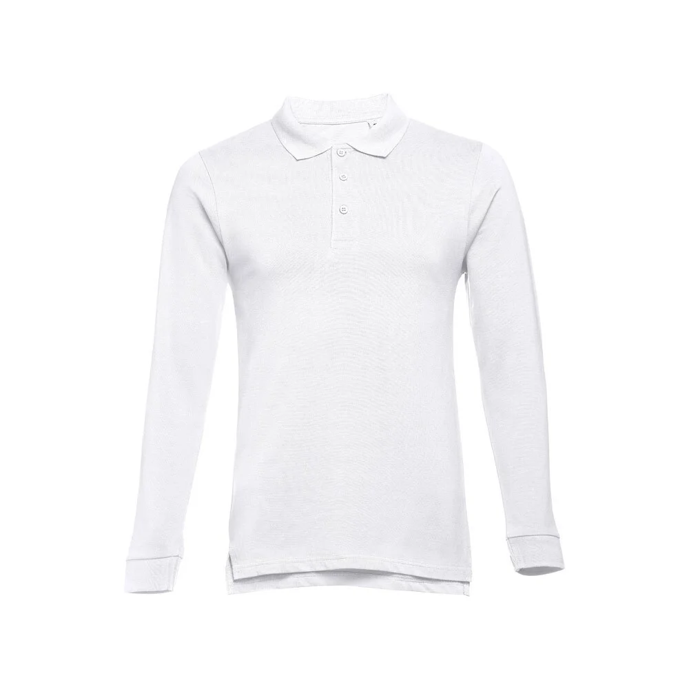 TH Clothes 30142 Polo Lange Mouwen Heren – Wit