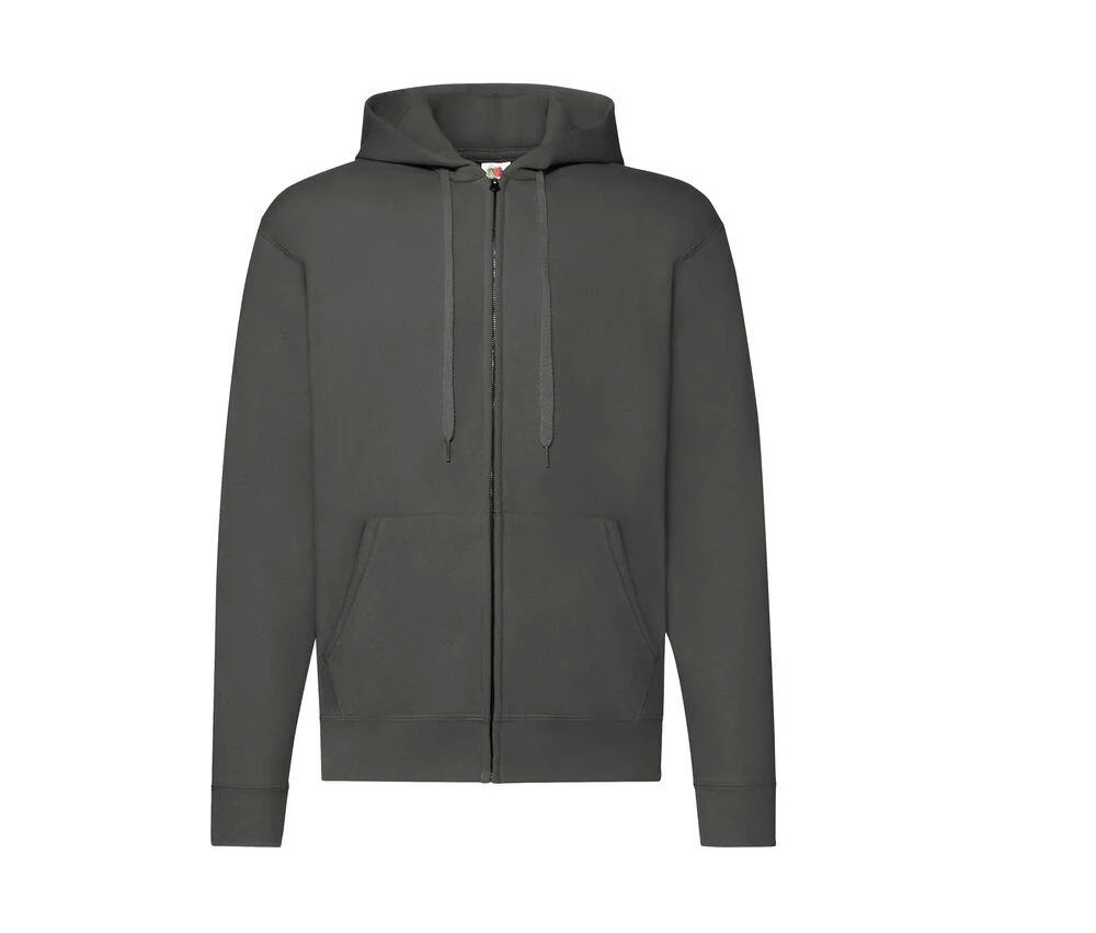 Fruit of the Loom SC374 Ritshoodie Heren – Light Graphite