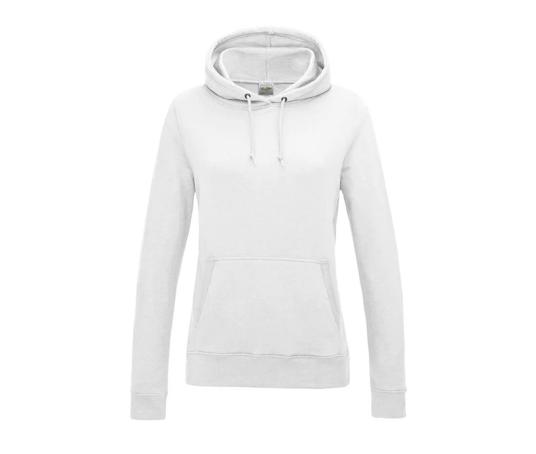 AWDIS JH01F Women's College Hoodie – Arctic White