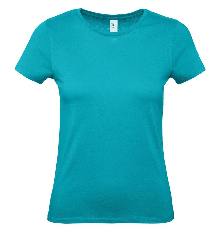 B&C BC02T #E150 T-shirt Dames – Real Turquoise