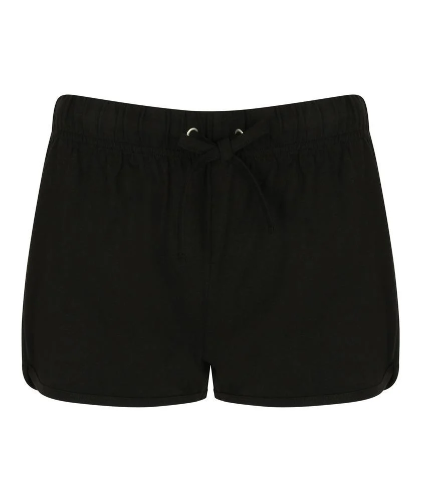 SF Women SK069 Retro Short Dames – Black / Black