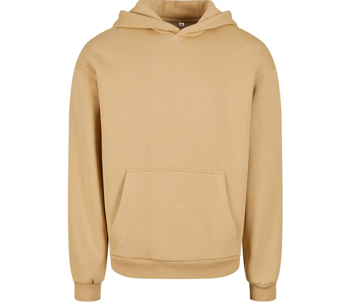 Build Your Brand BY284 Fluffy Hoodie – Union Beige