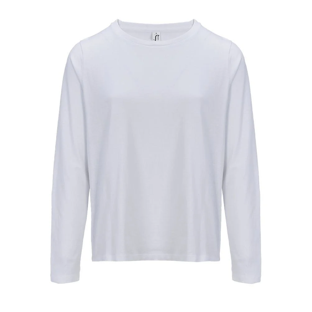 SOL'S 04443 Monarch T-shirt Lange Mouwen Dames – Wit