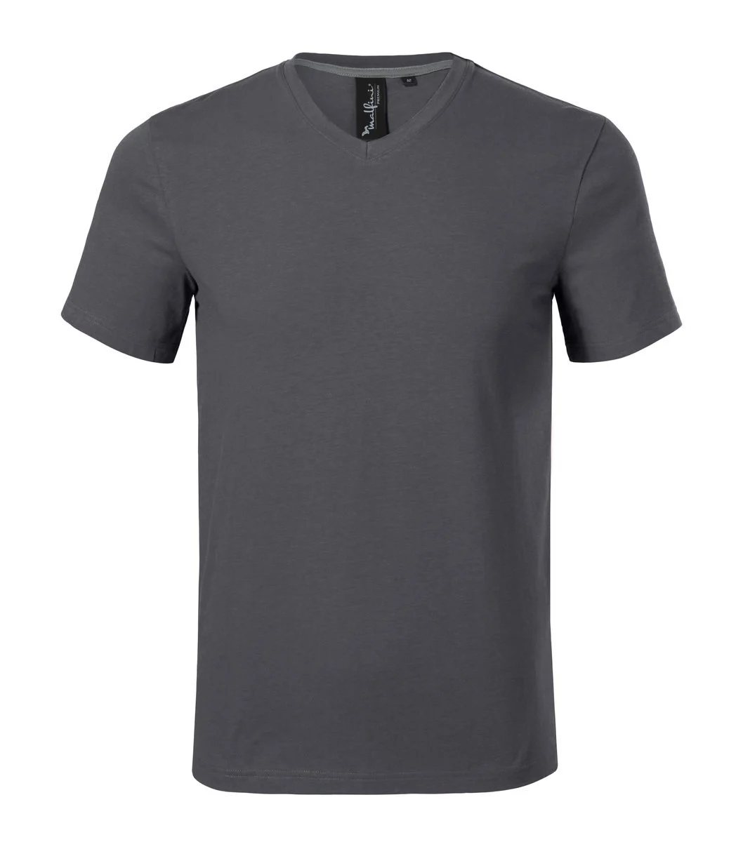 Malfini 700 Stretch T-shirt V-hals – Licht antraciet