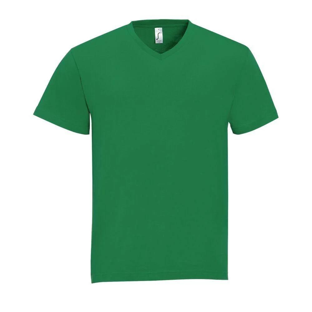 SOL'S 11150 Victory T-shirt V-hals Heren – Kelly groen