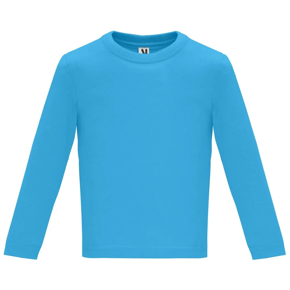 Roly CA7203 Baby T-shirt Lange Mouwen – Turkoois