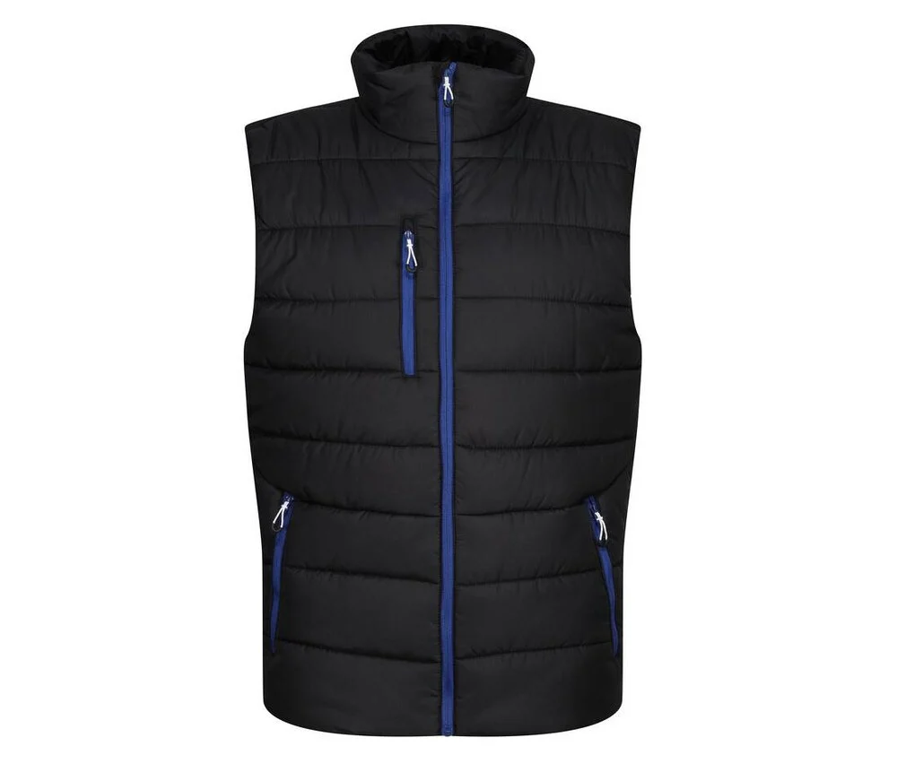 Regatta RGA892 Gewatteerde Bodywarmer Heren – Black/New Royal