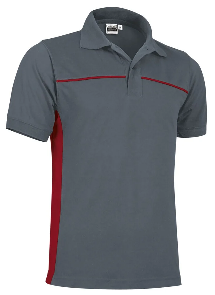 Valento POVATHU Thunder Polo – cement grey-lotto red