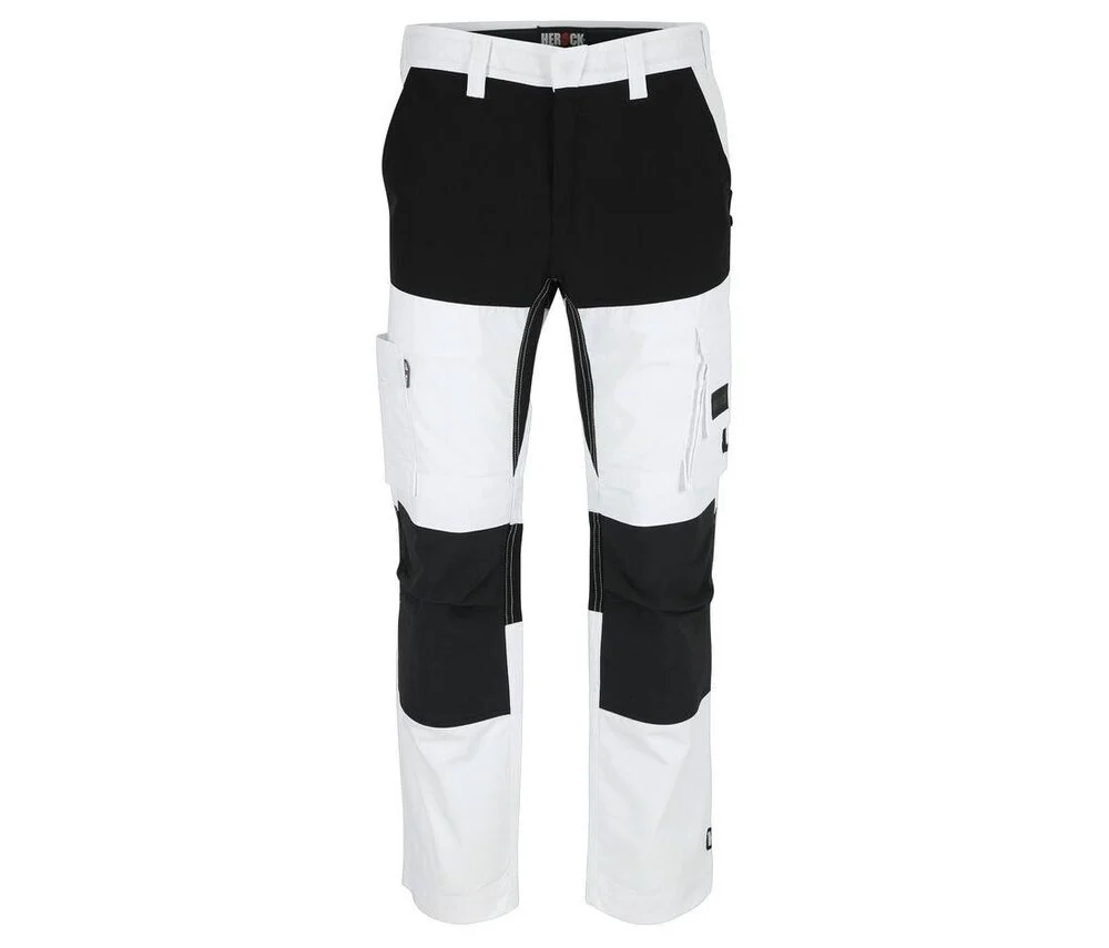 Herock HK101 Hector Werkbroek – White/Black