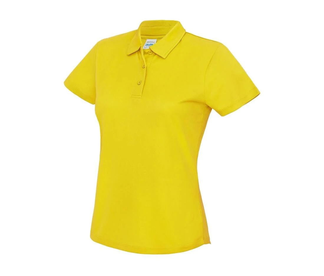 Just Cool JC045 Cool Polo Dames – Sun Yellow