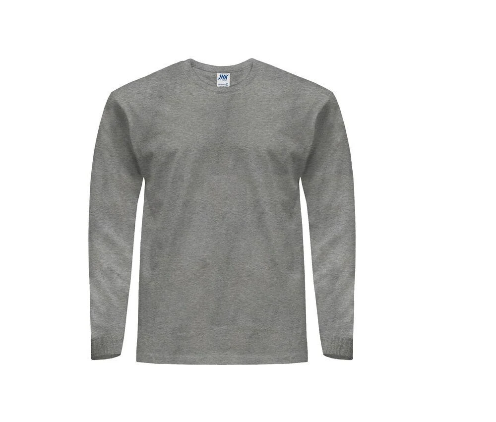 JHK JK175 T-shirt Lange Mouwen 170 – Mixed Grey