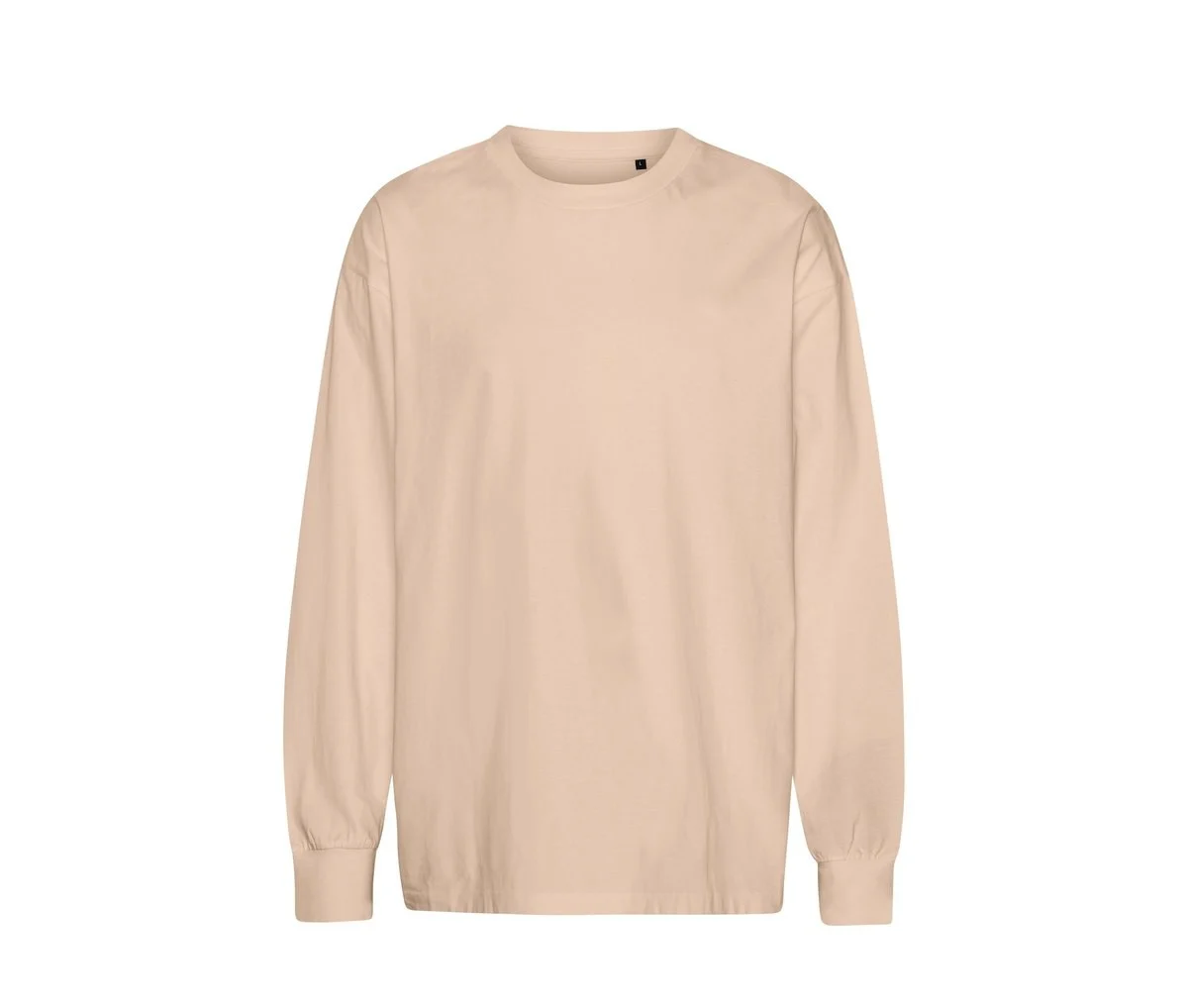 Neutral T60050 Oversized T-shirt Lange Mouwen – Zand