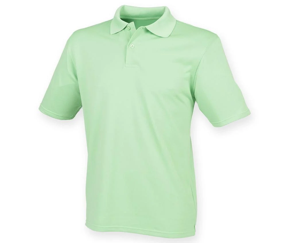 Henbury HY475 Coolplus® Polo – Lime Green