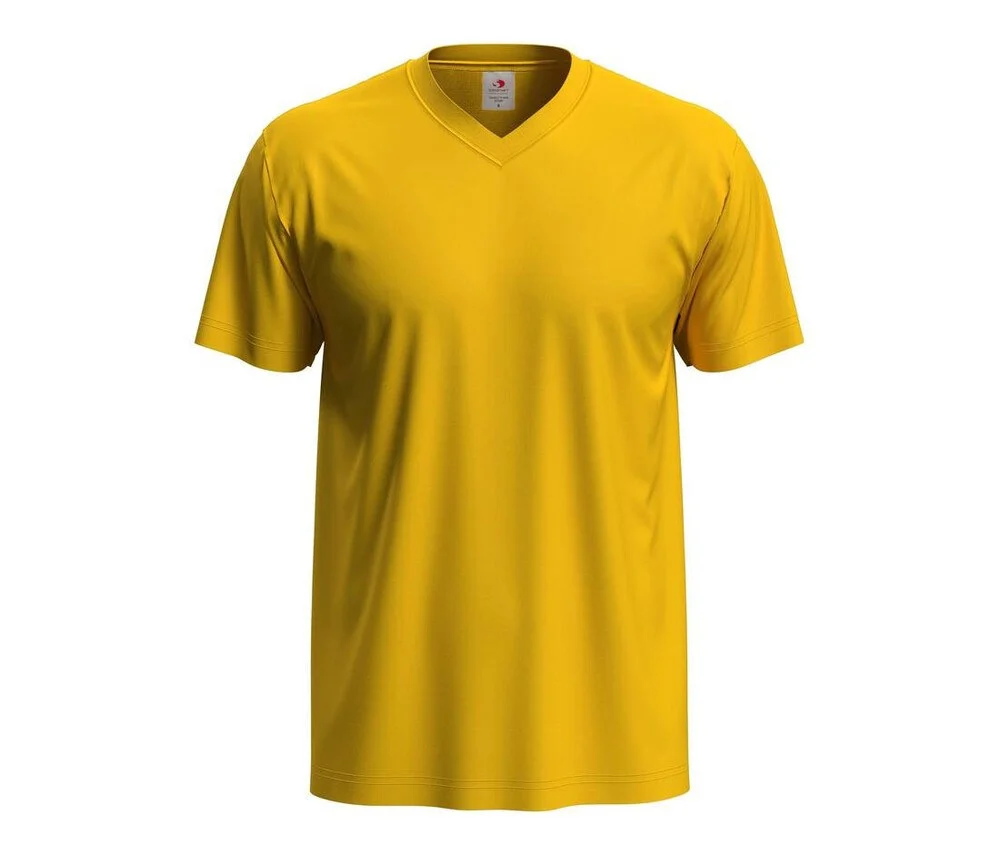 Stedman ST2300 T-shirt V-hals Heren – Zonnebloem