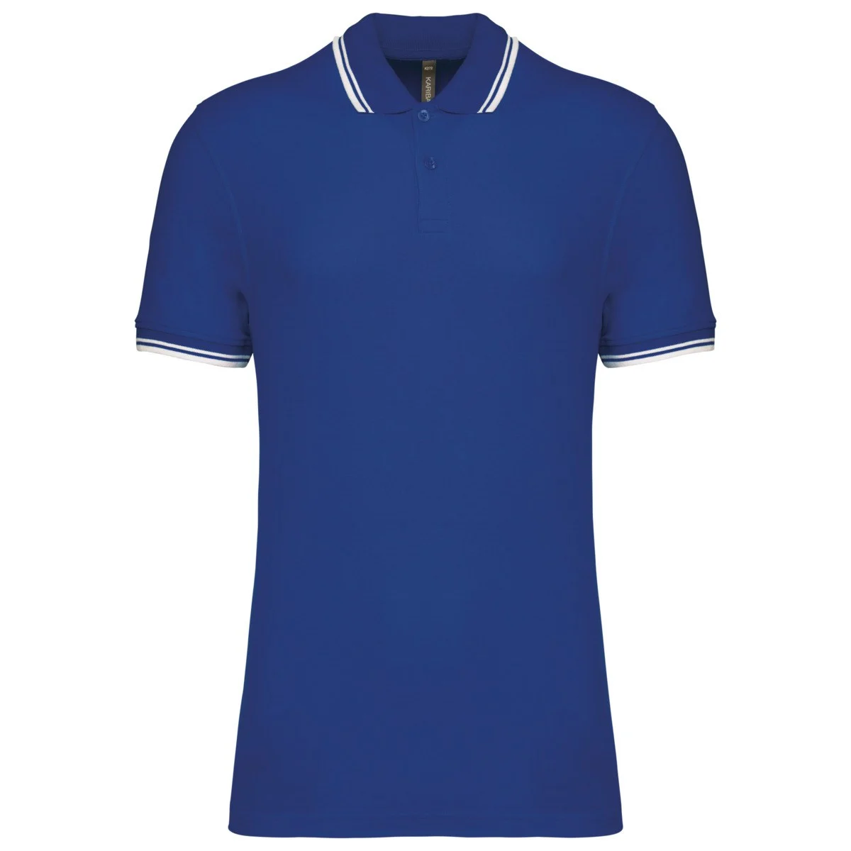 Kariban K272 Gestreept Polo Heren – Koningsblauw / Wit