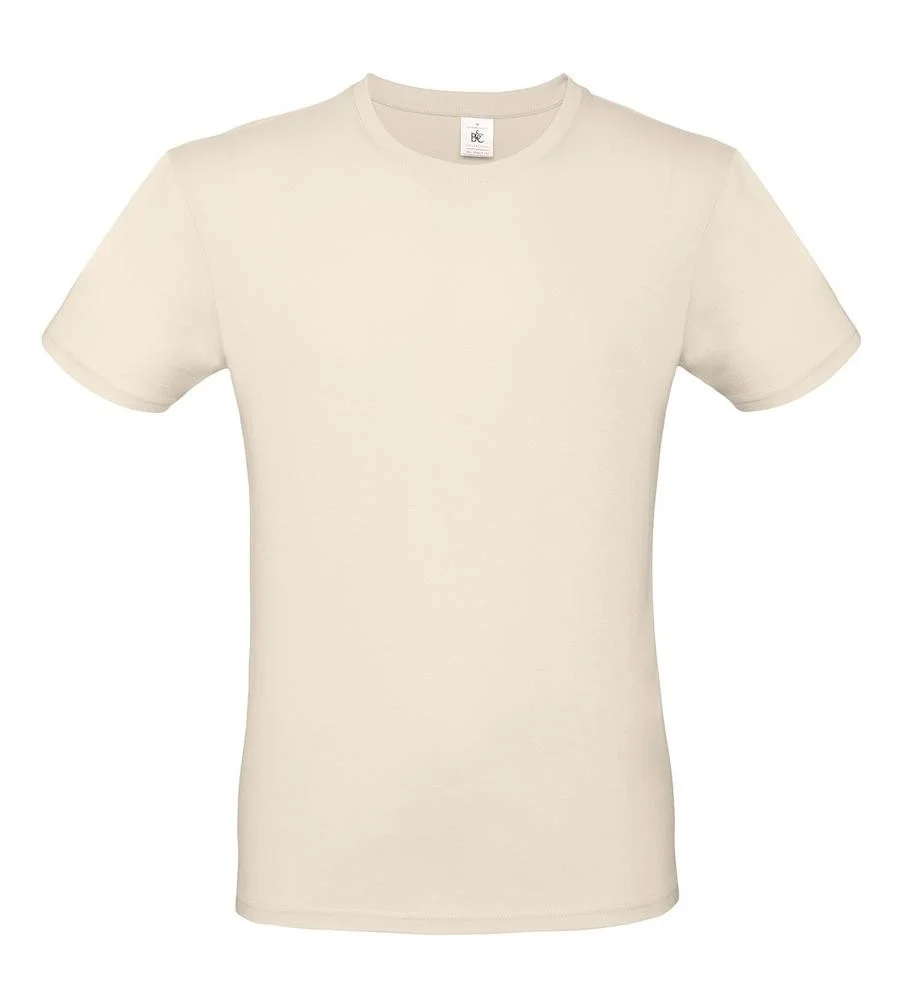 B&C BC01T #E150 T-shirt Heren – Natural