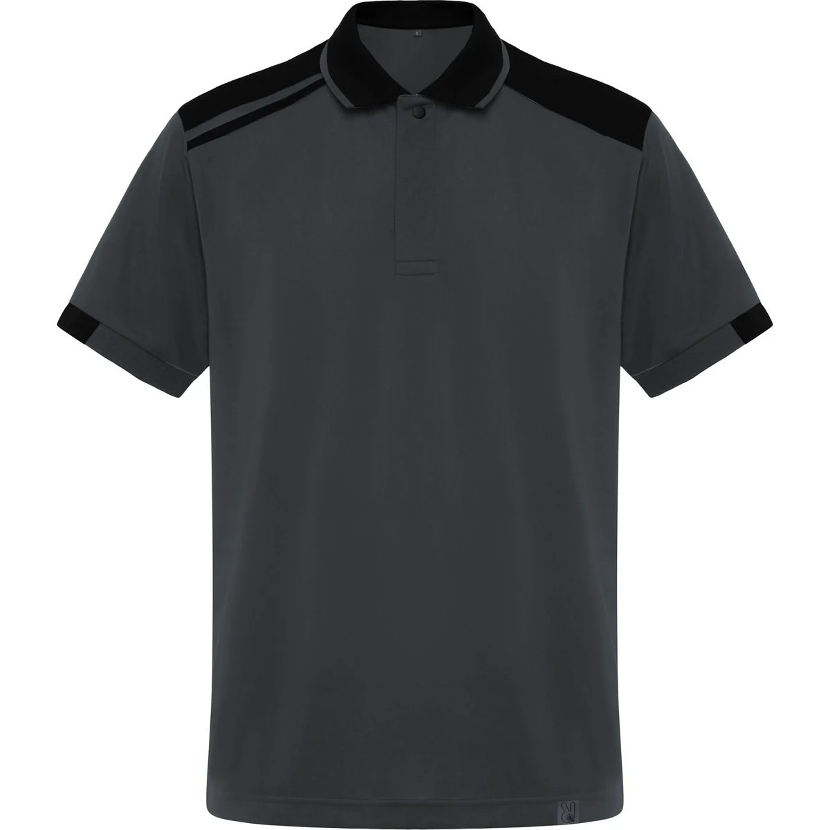 Roly PO8410 Samurai Polo – Lead/ Black