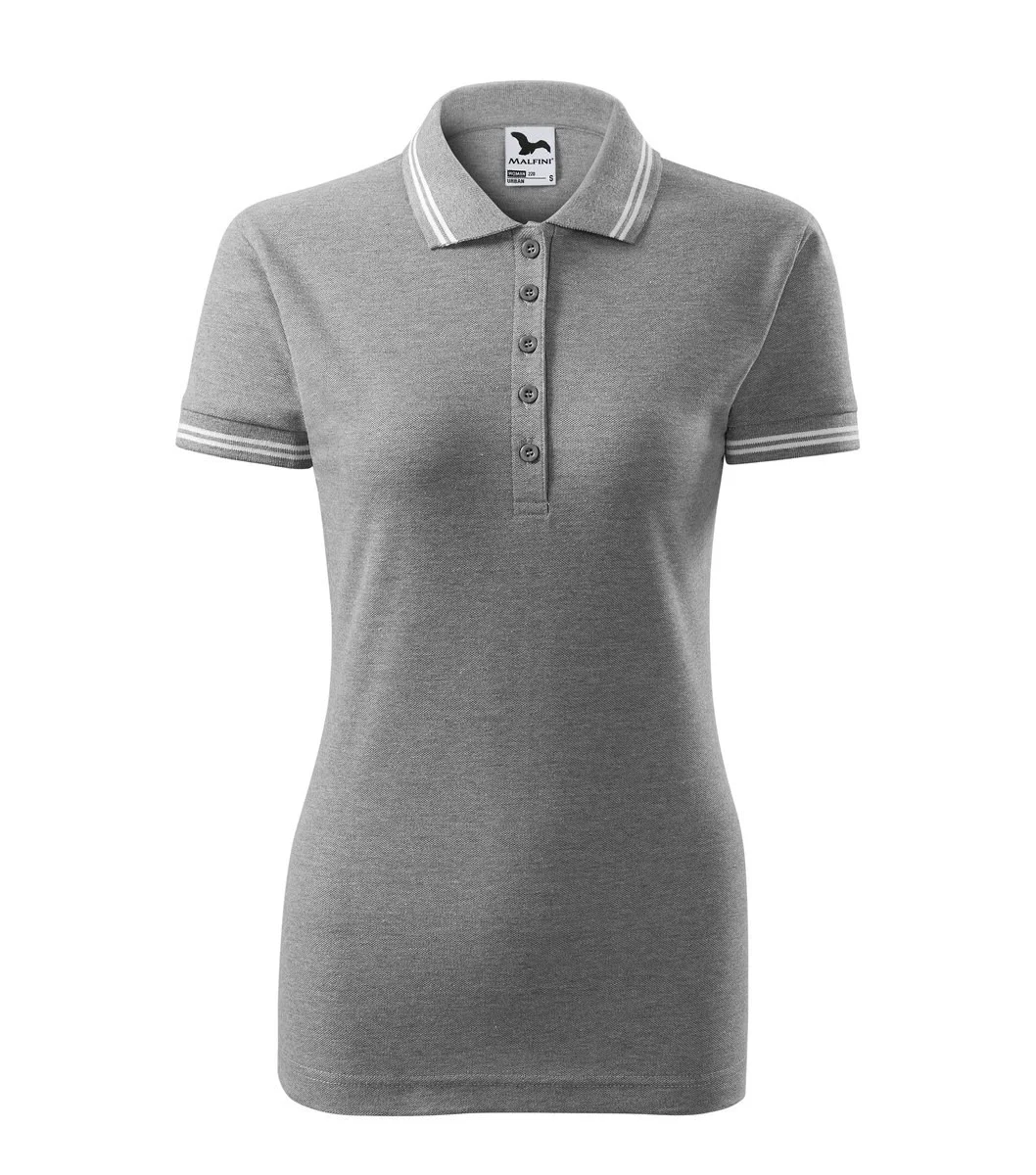 Malfini 220 Urban Polo Dames – Donkerblauw grijs